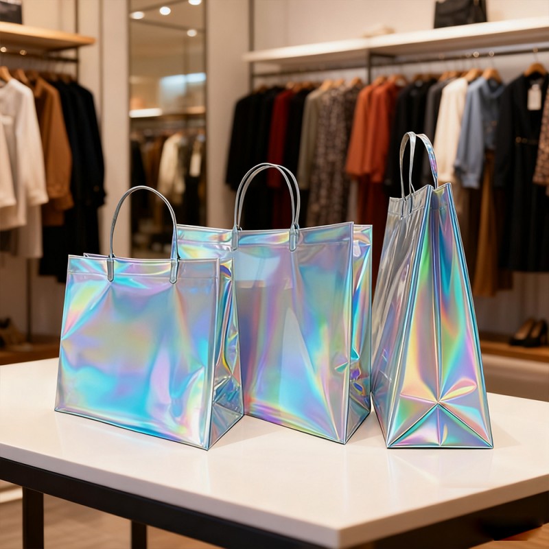 Wat betreft de lancering door RGS PACKAGING van nieuwe lasergelamineerde draagtassen?