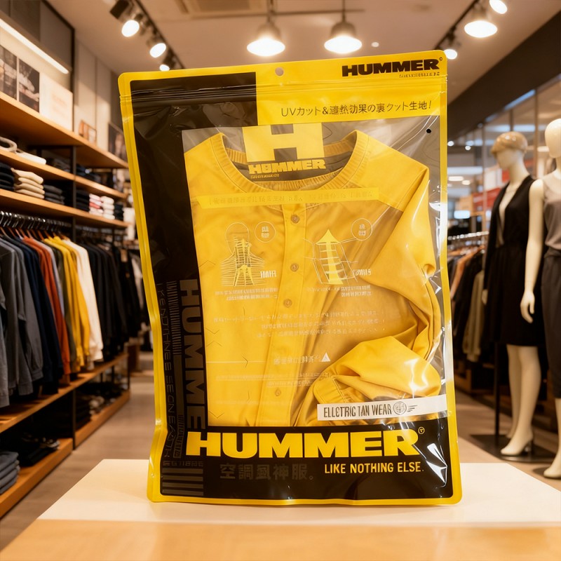 PET-gelamineerde opstaande buideltas met ritssluiting