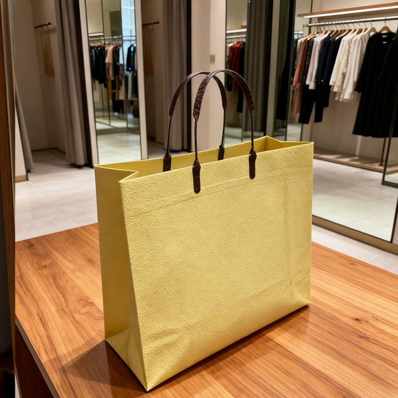 Effen kleur matte lichtgewicht boodschappentas